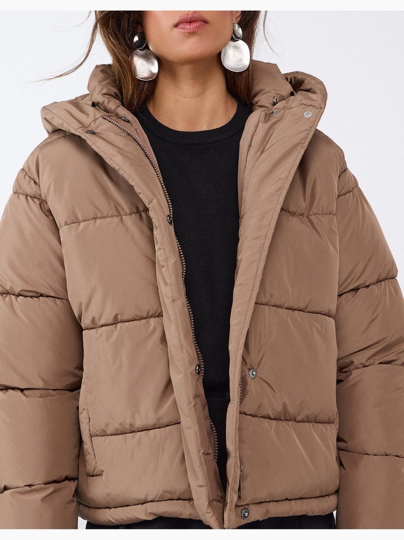 Anorak imbottito, mo fashion Beige - Kiabi