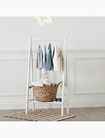 Appendiabiti bianco per bambini 58x115cm