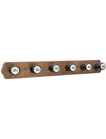 Appendiabiti in ceramica asher, 6 ganci