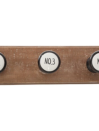 Appendiabiti in ceramica asher, 6 ganci