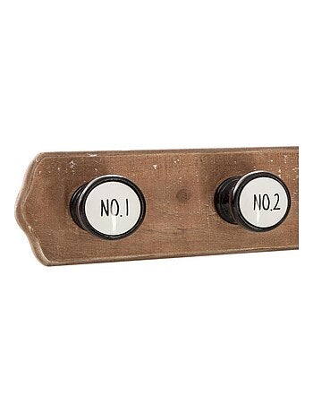 Appendiabiti in legno con 6 ganci
