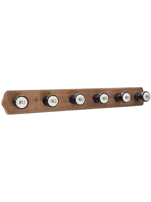 Appendiabiti in legno con 6 ganci - Kiabi