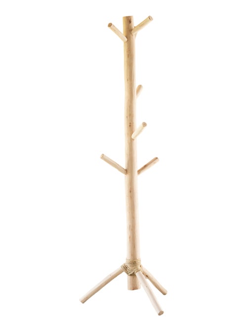 Appendiabiti in legno naturale su treppiede - Kiabi