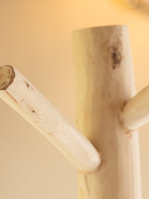 Appendiabiti in legno naturale su treppiede - Kiabi