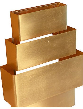 Applique rettangolare in ottone