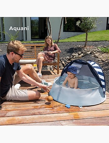 Area giochi, piscina e lettino 3 in 1, protezione uv spf 50+ aquani provence 'babymoov'