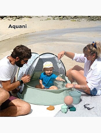 Area giochi, piscina e lettino 3 in 1, protezione UV SPF 50+ Aquani Provence 'Babymoov'
