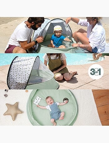 Area giochi, piscina e lettino 3 in 1, protezione UV SPF 50+ Aquani Provence 'Babymoov'