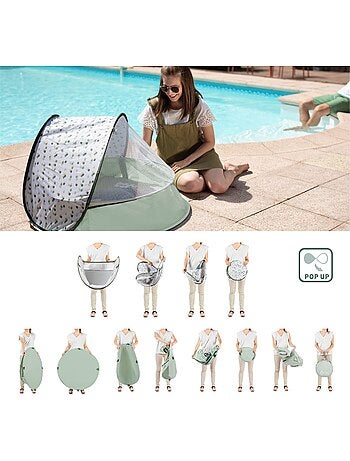 Area giochi, piscina e lettino 3 in 1, protezione UV SPF 50+ Aquani Provence 'Babymoov'