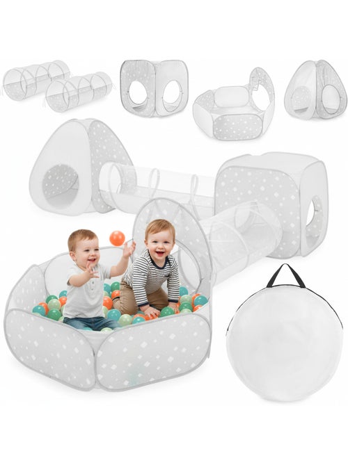 Area gioco pop up bambini 5in1 2 tende 2 tunnel piscina palline mamabrum - Kiabi Area gioco pop up bambini 5in1 2 tende 2 tunnel piscina palline mamabrum - Kiabi