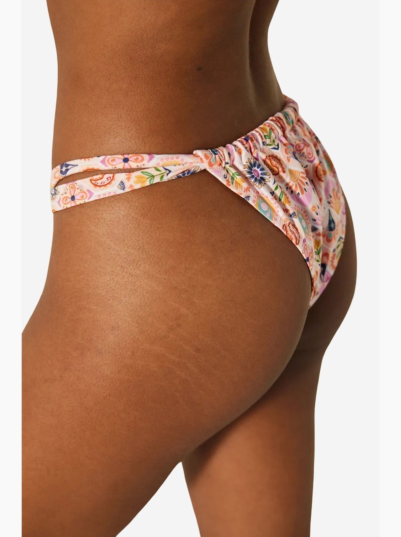 Arianne super slip bikini penti Bianco Rosa - Kiabi