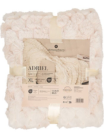 Ariel beige pelliccia gettoni 120x160cm