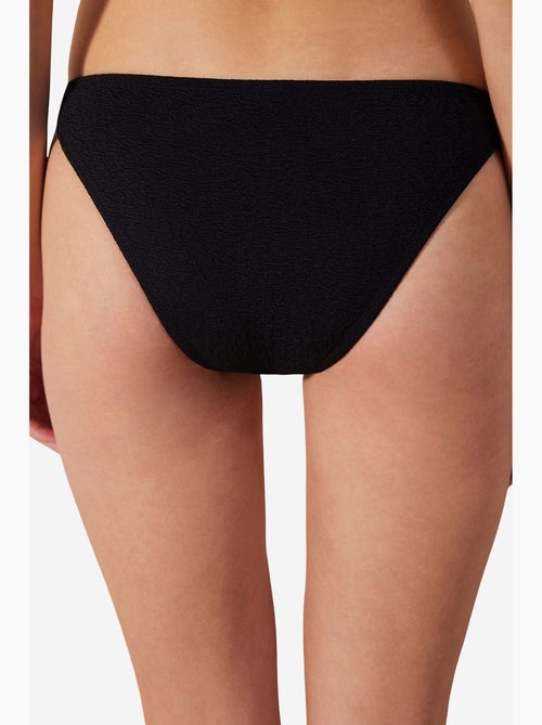 Arlo slip bikini con lato testurizzato e macramè penti - Kiabi