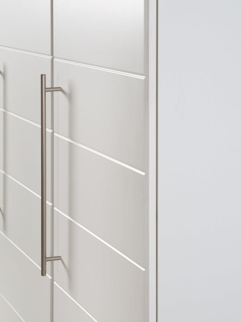 Armadio 3 ante e 1 cassetto con chiusura soft‑close – ROBA "Nele" Bianco - Kiabi