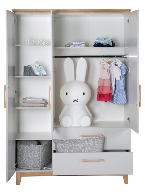 Armadio 3 ante e 2 cassetti con chiusura soft‑close – ROBA "Caro" - Kiabi