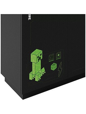 Armadio 3 ante e 3 cassetti con LED "Roba" – Minecraft