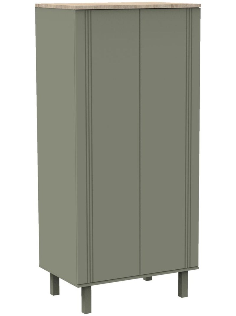 Armadio a 2 ante con - SAUTHON Verde - Kiabi