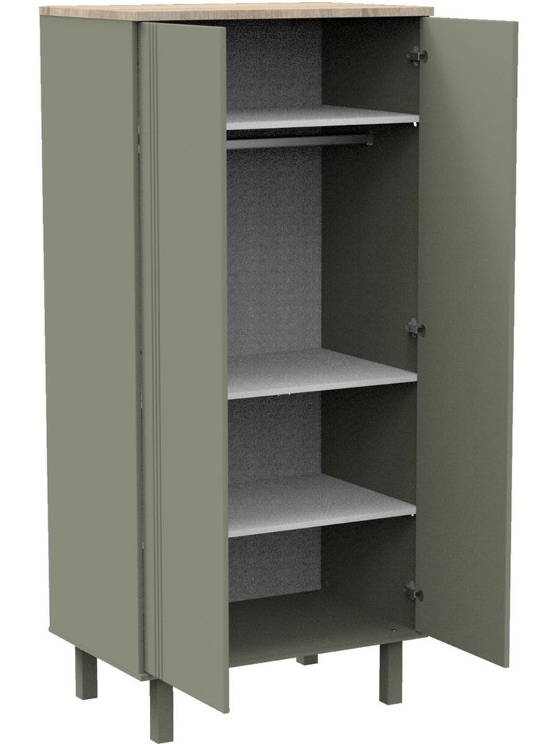 Armadio a 2 ante con - SAUTHON Verde - Kiabi