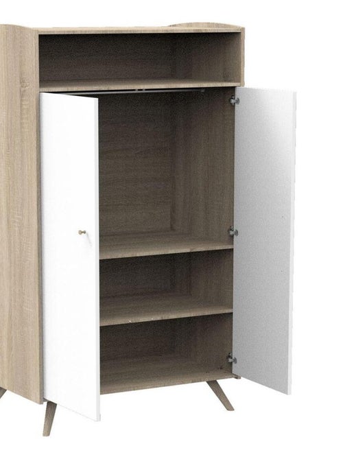 Armadio a 2 ante con 1 - SAUTHON - Kiabi