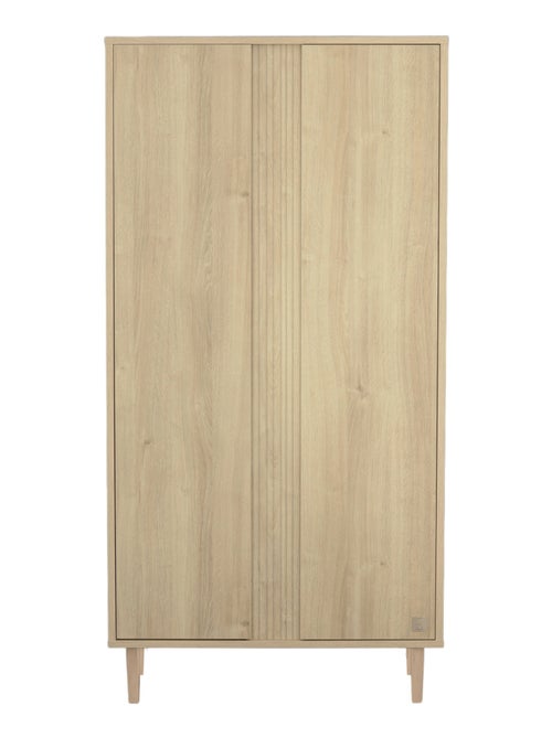 Armadio a 2 ante con dettaglio effetto legno testurizzato e gambe in - SAUTHON - Kiabi