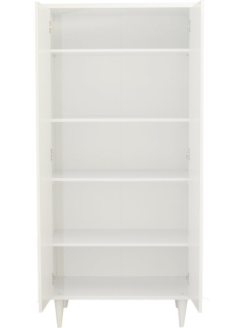 Armadio a 2 ante con ripiani e appendiabiti - apertura a - SAUTHON - Kiabi