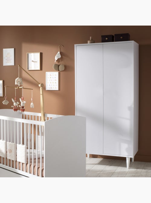 Armadio a 2 ante con ripiani e appendiabiti - apertura a - SAUTHON - Kiabi