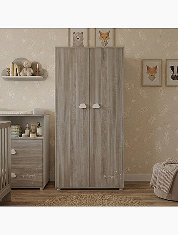 Armadio a 2 ante in legno - BABYPRICE