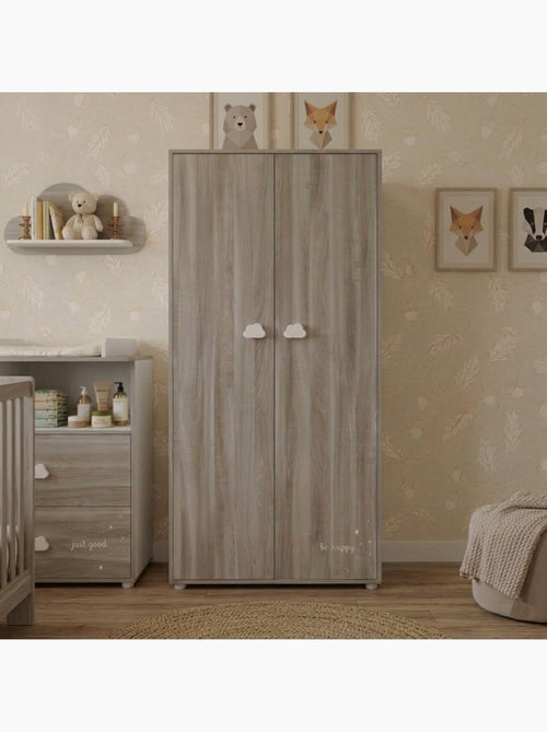 Armadio a 2 ante in legno - BABYPRICE - Kiabi