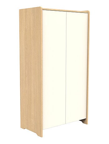 Armadio a 2 ante in legno, decoro rovere - SAUTHON
