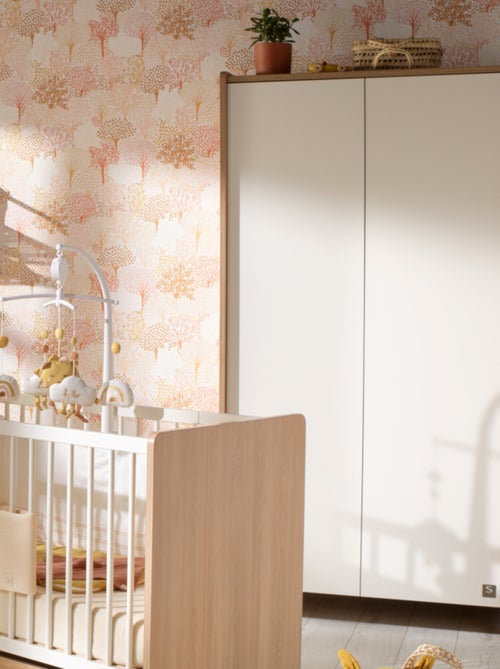 Armadio a 2 ante in legno, decoro rovere - SAUTHON - Kiabi