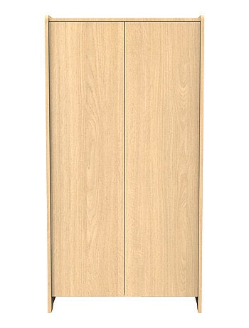 Armadio a 2 ante in legno, decoro rovere - SAUTHON