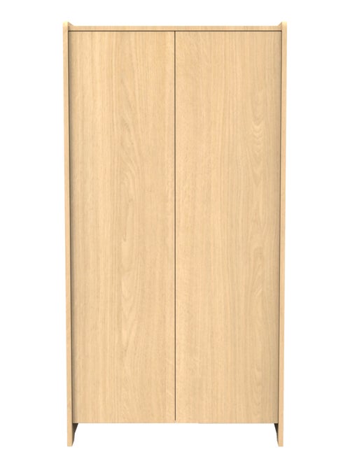 Armadio a 2 ante in legno, decoro rovere - SAUTHON - Kiabi