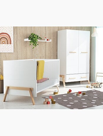 Armadio bambini 2 ante e 1 cassetto canaille legno