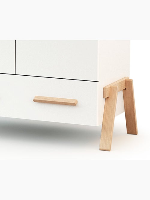 Armadio bambini 2 ante e 1 cassetto canaille legno - Kiabi Armadio bambini 2 ante e 1 cassetto canaille legno - Kiabi