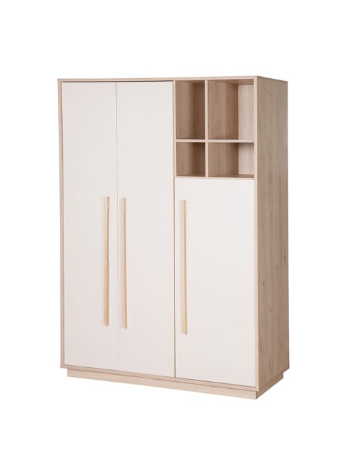 Armadio bambini minimalista 3 ante con vani aperti Elva – Roba - Kiabi Armadio bambini minimalista 3 ante con vani aperti Elva – Roba - Kiabi