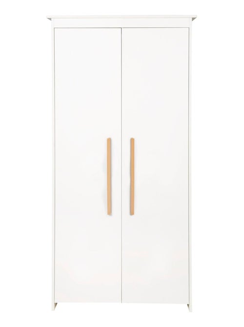 Armadio bebè 2 ante con maniglie in legno massello – ROBA "Lilo" - Kiabi