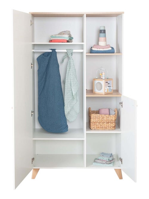 Armadio bebè 2 ante e 2 vani "Roba Leon" - Kiabi