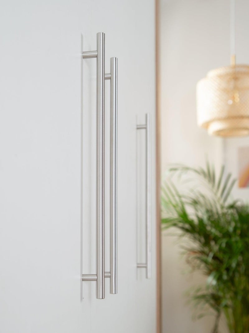 Armadio bebè 3 ante effetto rovere – ROBA "Malo" Bianco - Kiabi