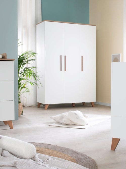 Armadio bebè 3 ante in legno – ROBA "Ole" - Kiabi