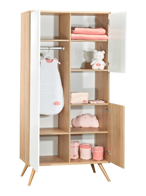 Armadio in legno a 3 ante e 1 - SAUTHON - Kiabi