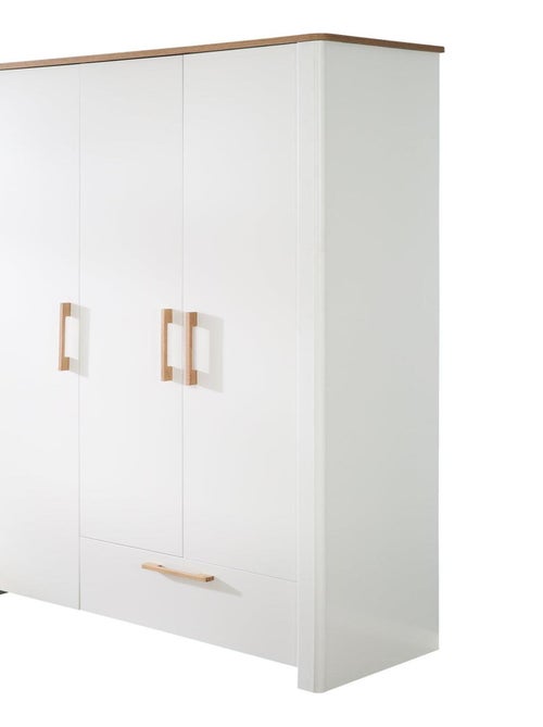 Armadio in legno a 3 ante e 1 cassetto – ROBA "Ava" - Kiabi