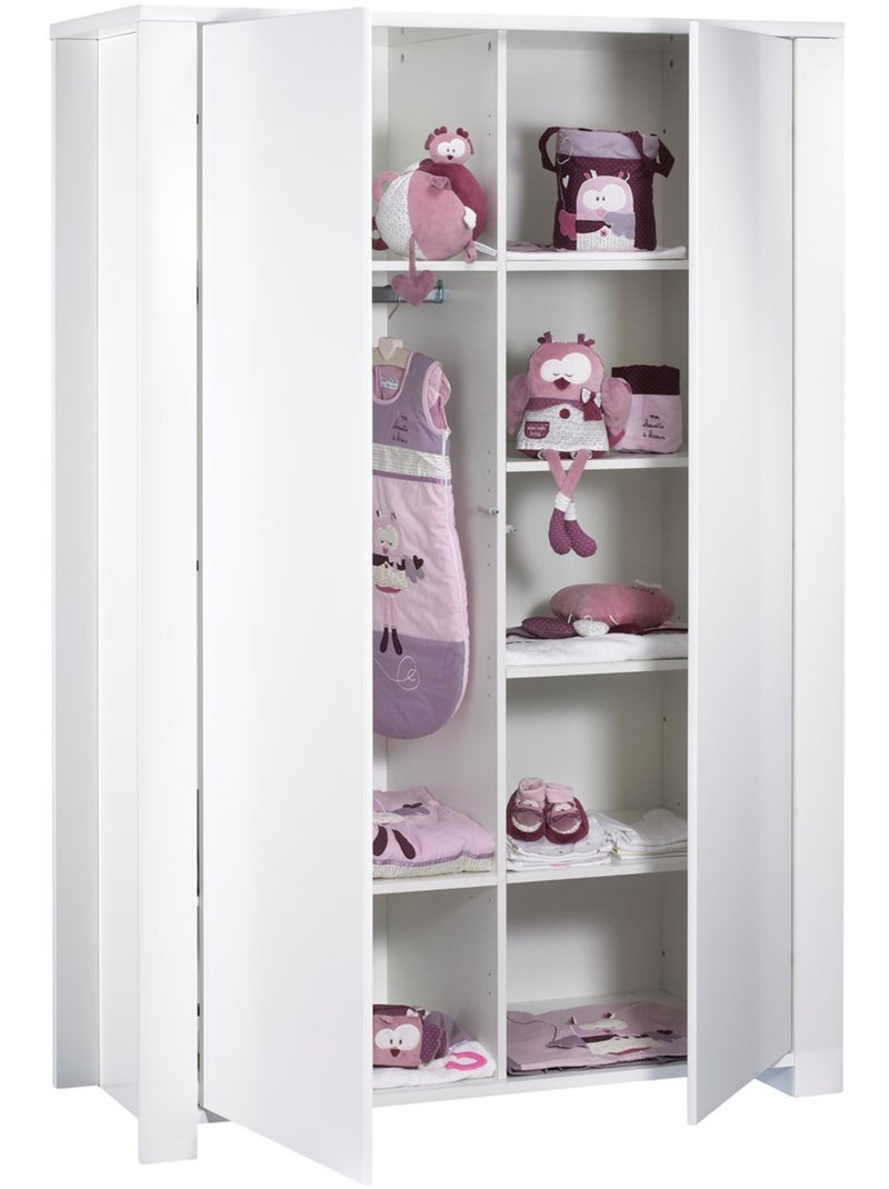 Armadio per bambini a 2 - SAUTHON Bianco - Kiabi