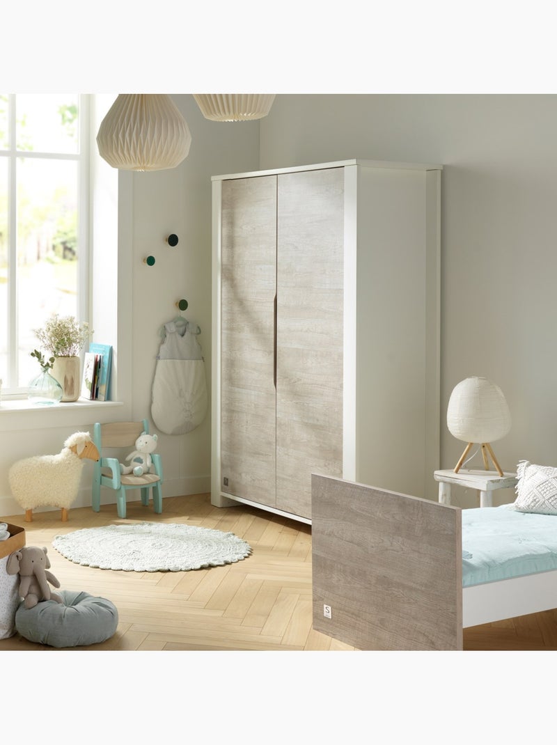 Armadio per bambini a 2 - SAUTHON Grigio bianco - Kiabi