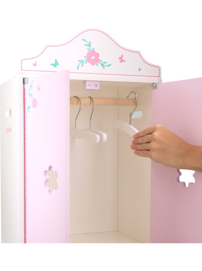 Armadio per bambole in legno con grucce woomax N/D - Kiabi