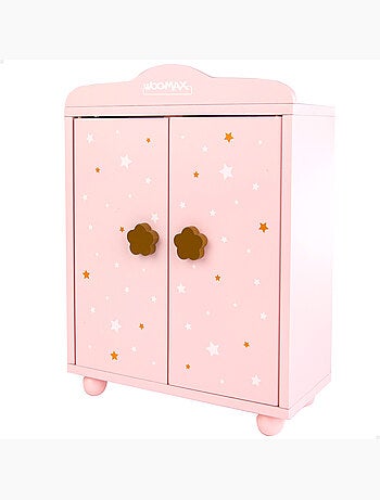 Armadio per bambole in legno WOOMAX