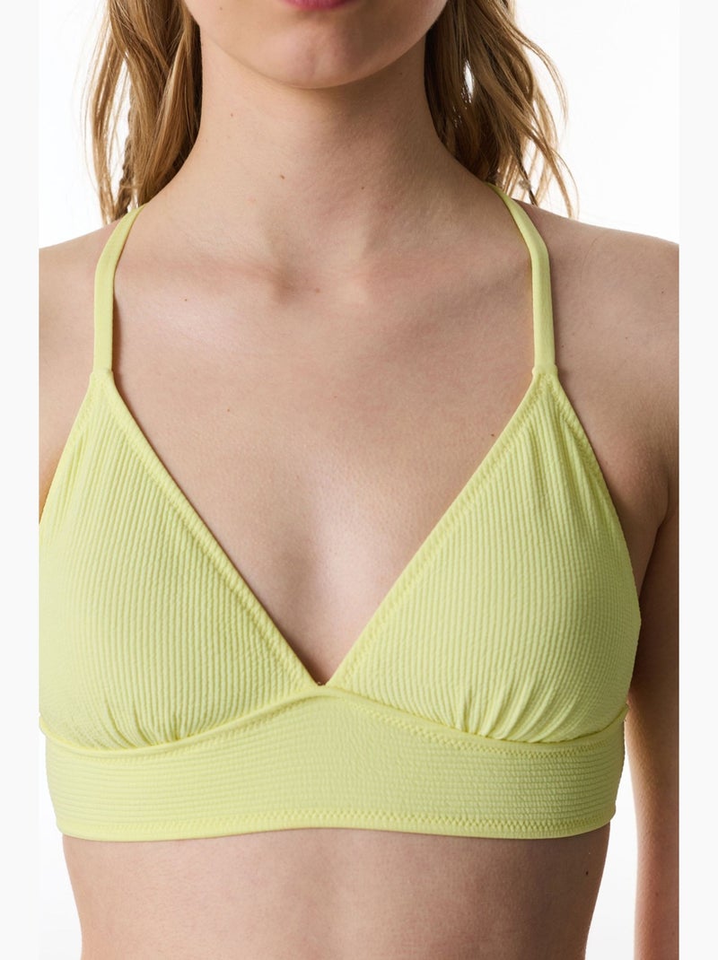 Arya bralette bikini top penti Giallo limone - Kiabi