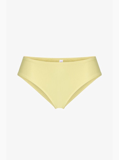 Arya slip bikini testurizzato a vita media penti - Kiabi