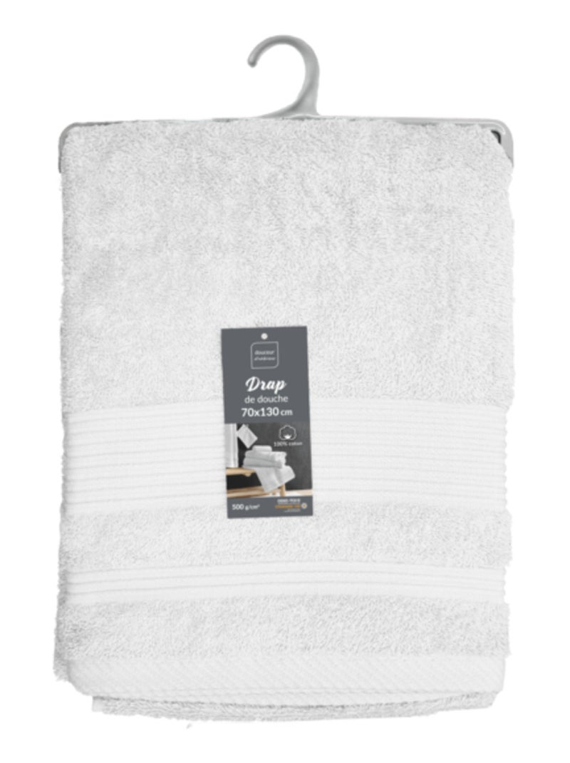 Asciugamani da bagno in Cotone PROMO LINGE Bianco - Kiabi