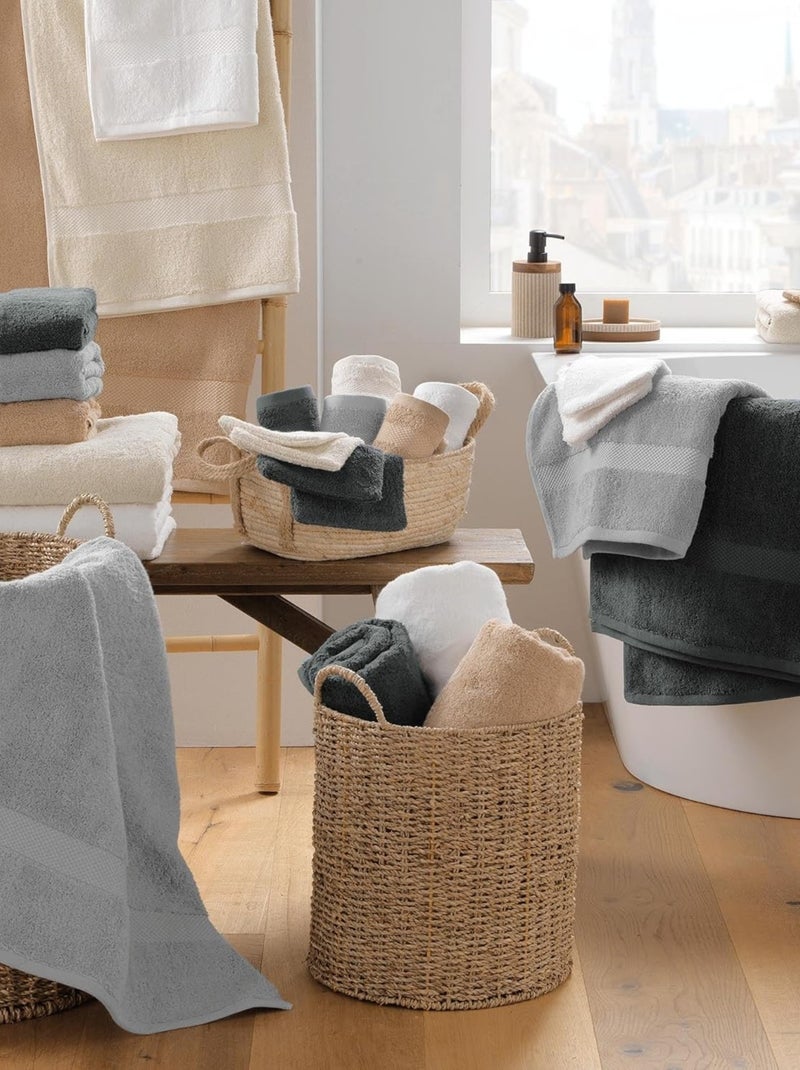 Asciugamani da bagno in Cotone PROMO LINGE Grigio - Kiabi