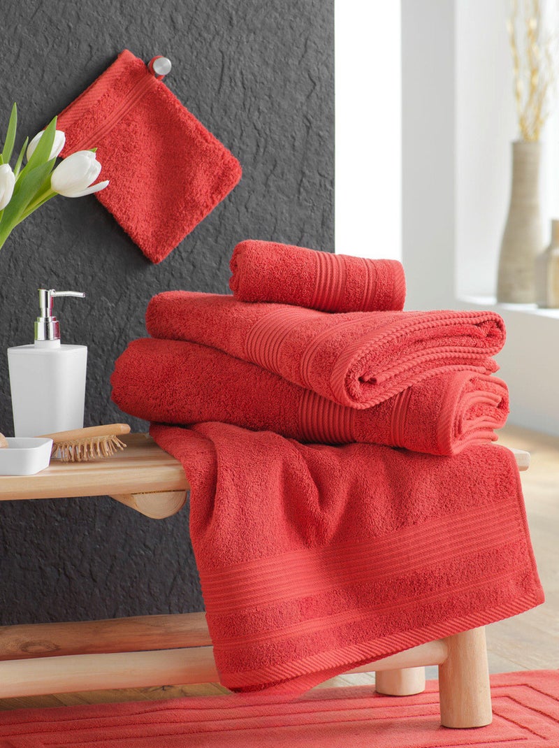 Asciugamani da bagno in Cotone PROMO LINGE Terracotta - Kiabi